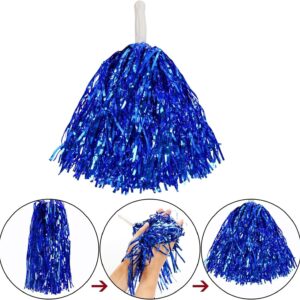 Pompones de barra color azul