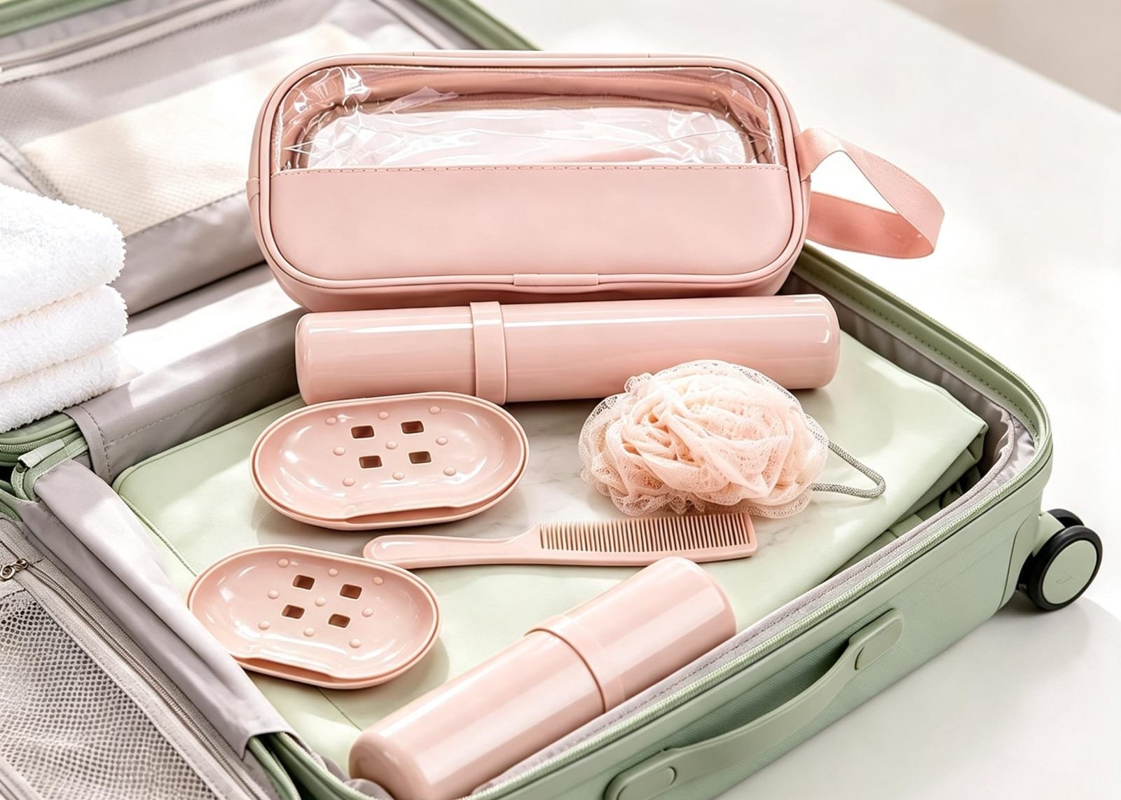 SET DE BAÑO Y VIAJE